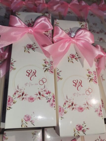 Long Floral Bid Box With Bow