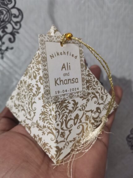 Jall Print Triangle with Tag