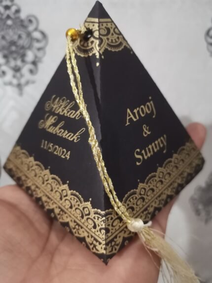 Black Pyramid Box