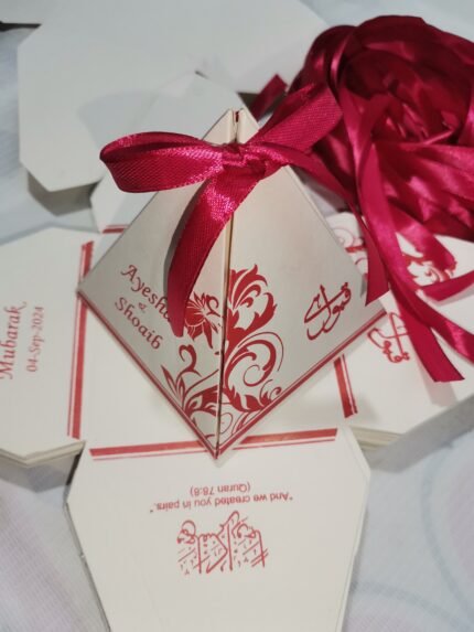 Colure printing Triangle Bid Box