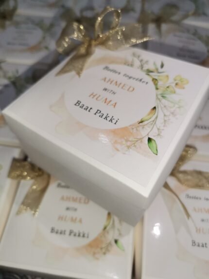 Baat Pakki Box with Floral Print
