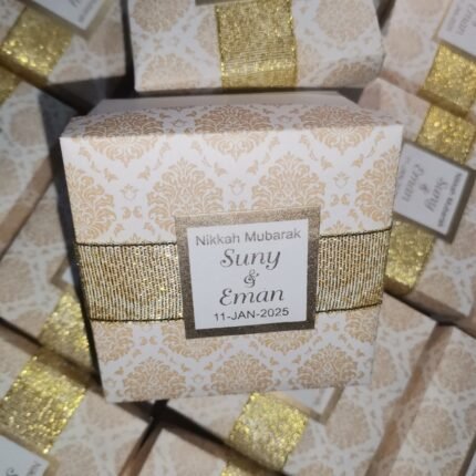 Printed Box with Tag