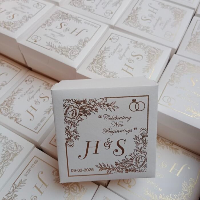 Gloden Printed Box with Name