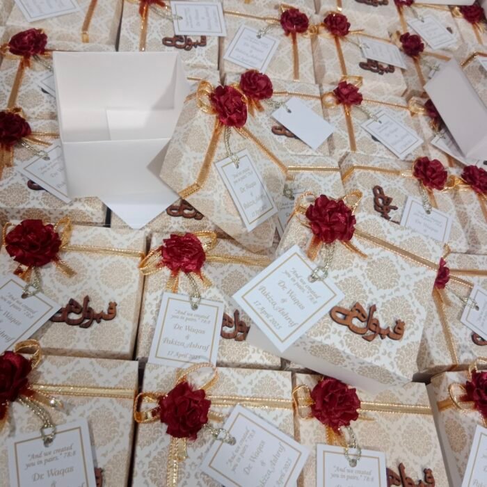 Zari gold Ribbon with Flower and Qabool hai