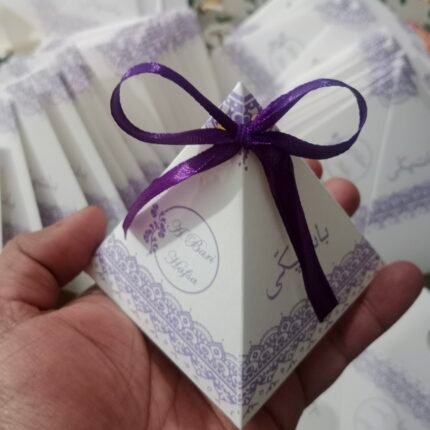 Purple Triangle Box