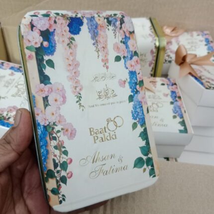 Baat Paki Half Kg Floral Tin Boxa