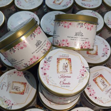 Couple Printing Tin Box