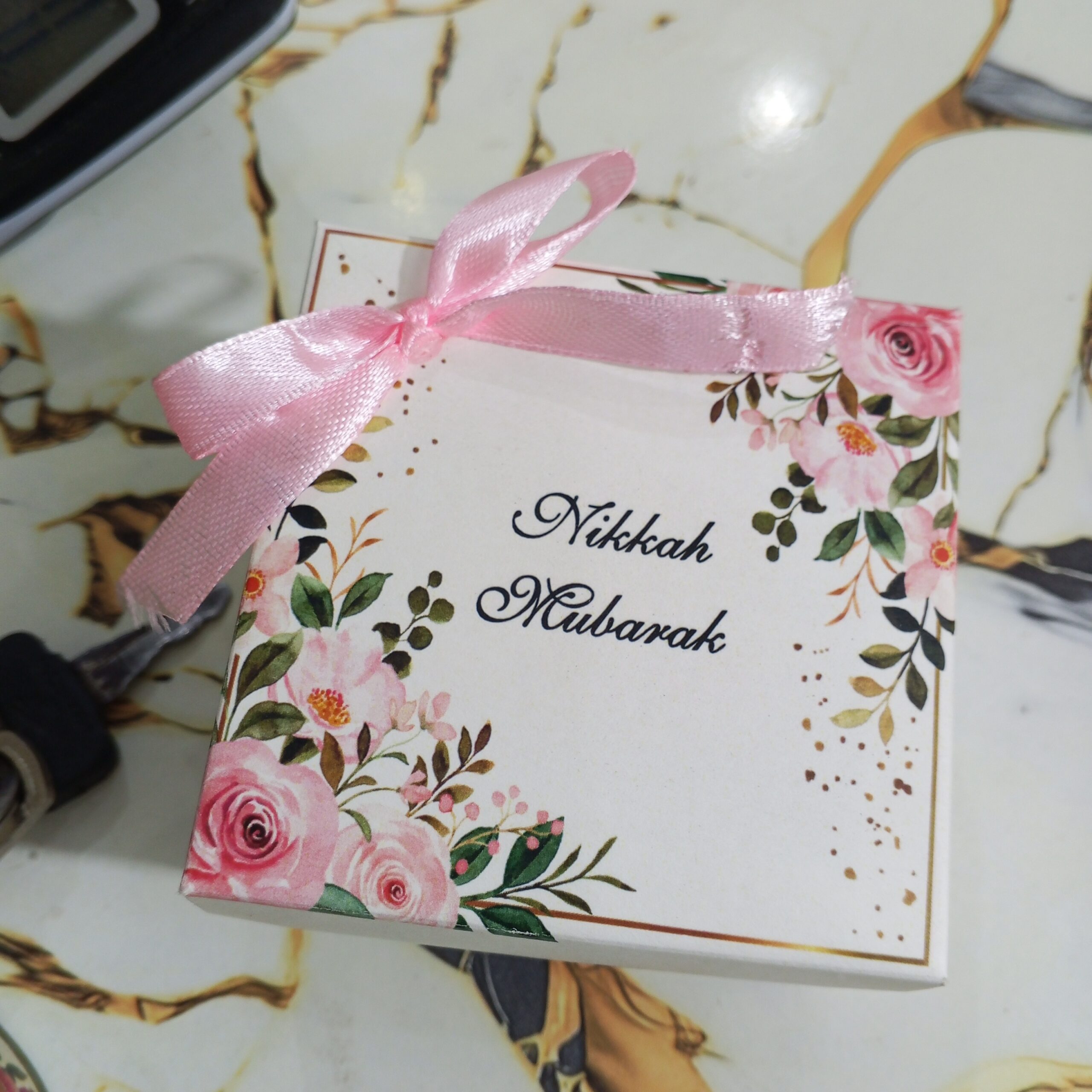 Flower Print on Box Flower Print on Box