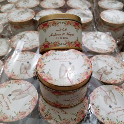 Stylish Floral Tin Box