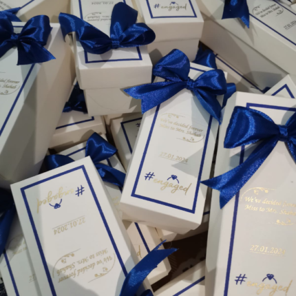 Double Printing Blue and Golden Box