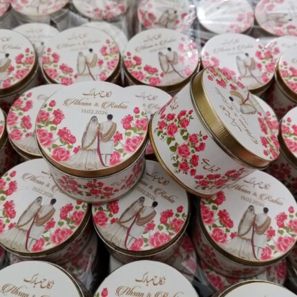 Couple Printing Tin Box