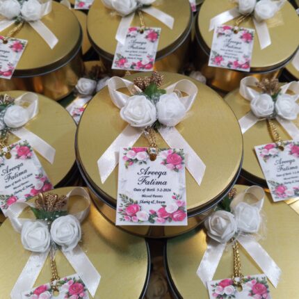 Special Tin Box With Flower